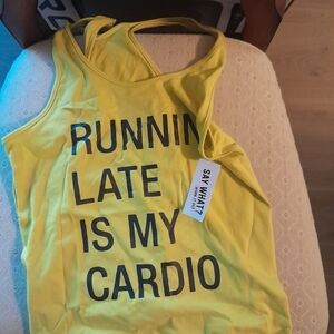 Say What Work It Out Gym Tank Top Size X-Small